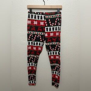 🎄 Just Love Holiday Leggings Women’s Medium – Festive Christmas Print